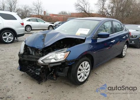 2018 Nissan Sentra S z USA, uszkodzony, nr VIN 3N1AB7APXJY248513